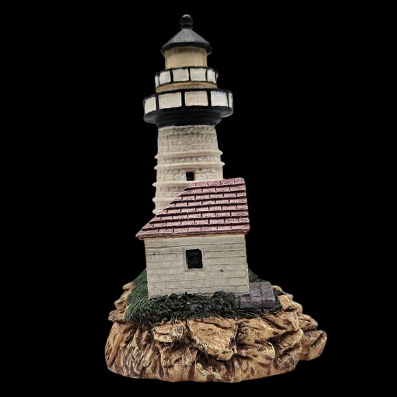 Boston Harbor MA Lighthouse Figurine Impulse Giftware 1994 Light Not Working - Picture 4 of 6